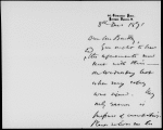 Bentley, [George]. ALS to 1871 Dec. 8