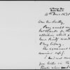 Bentley, George. ALS to 1871 Dec. 11