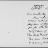 Bentley, [George]. ALS to 1871 Dec. 12