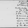Bentley, George. ALS to 1872 Feb. 20
