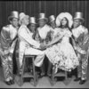 Paul Bass, Margaret Simms, and cast of musical revue Connie’s Hot Chocolates, Hudson Theatre, 1929.