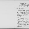 Bentley], [George]. ALS to 1873 Jan. 15