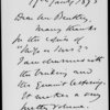 Bentley, [George]. ALS to 1873 Jan. 17