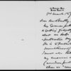Bentley], [George]. ALS to 1873 Mar. 3