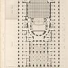 Plan du rez du chaussée au niveau de la place