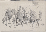 The U.S. Army as seen by Sagasta before the fall of Manila, from a cartoon published in "El caramba," the official organ of Madrid