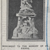 Monument to the memory of St. Pierre.