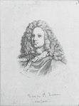 Duc de Saint-Simon. eau forte
