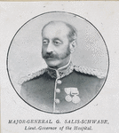 Major-General G. Salis-Schwabe, Lieut.-Governor of the hospital.