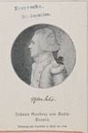 Johann Gaudenz von Salis-Seewis. Radierung von Quenden in Paris von 1790.
