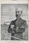 Rear-Admiral William T. Sampson, U.S.N. Commander of the North Atlantic Aquadron, on the bridge of his flag-ship. (See page 350.)