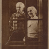 [Caption in Hebrew followed by]: Carl Sandburg and his wife.--Study by Bernard Hoff[?]