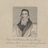 Edwin Sandes Bishop of Worcester A.D. 1559, translated to London 1570, and to York, 1577. Died 1590. From an original picture at Ombersley