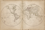 Map of the world drawn and engraved from D'Anville's two sheet map with improvements for Harrison, Newgate Street as the act directs, Dec. 1, 1788