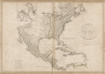 Map of North America, published under the Patronage of Duke of New Orleans by D'Anville for J. Harrison, London, January 1791.