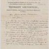Toussaint Louverture, Division General, Commandant in Chief of the North Department
