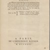Ordonnance du roy