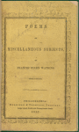 Poems on miscellaneous subjects