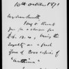Smith, George. ALS to 1871 Oct. 10