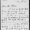Bentley, George. Copy, in an unknown hand, of a letter from Bentley to Collins. Letter paper headed Folkestone 1874 May [13]
