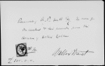 Besant, Sir Walter. ALS to A. P. Watt & son. Relates to Wilkie Collins 1890 Feb. 11