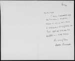 Besant, Sir Walter. ALS to A. P. Watt & son. Relates to Wilkie Collins 1890 Feb. 11