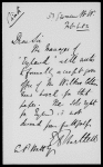 Letters, ALS , TLS, telegrams, etc., from various publishers, etc., to the firm of A. P. Watt & son, as literary agent for Wilkie Collins. 1881 - 1898