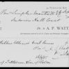 Agreement between [Collins] and William Frederic Tillotson and William Brimelow for the publication of an unnamed novel [The evil genius]. In W. Collins' hand. Ms. agreement 1884 Dec. 8
