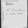 Agreement between [Collins] and William Frederic Tillotson and William Brimelow for the publication of an unnamed novel [The evil genius]. In W. Collins' hand. Ms. agreement 1884 Dec. 8
