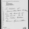 Stationers' company, London. Two memoranda of copyright registration made out to Wilkie Collins for his The victims of circumstantial evidence, Dec. 16, 1886, and The legacy of Cain, Oct. 29, 1887