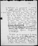 Some reminiscences. Preface. Holograph