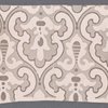 A sample of wallpaper used to paper Charlotte Brontë's future husband's study