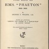 The log of H.M.S. "Phaeton" 1900-1903
