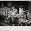 Production photograph of the stage production Good News