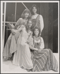 Clockwise from left: Virginia Vestoff, Caroline McWilliams, Jill Choder, and D'Jamin Bartlett in Boccaccio, 1975 Sept.