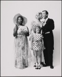 Publicity photo of Butterfly McQueen (left) and cast members in Curley McDimple, 1968 Oct. 7.