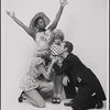 Publicity photo of Butterfly McQueen (back) and cast members in Curley McDimple, 1968 Oct. 7.