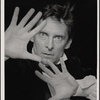 Jeremy Brett in publicity photo for the touring stage production of the 1977-80 revival of Dracula, sets by Edward Gorey
