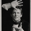 Publicity still of Jeremy Brett from the touring production of the 1977-80 revival of Dracula, sets by Edward Gorey