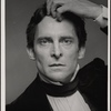 Jeremy Brett in publicity photo for the touring stage production of the 1977-80 revival of Dracula, sets by Edward Gorey