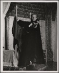 Jeremy Brett in the touring production of the 1977-80 revival of Dracula, sets by Edward Gorey