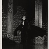 Jeremy Brett in the touring stage production of the 1977-80 revival of Dracula, sets by Edward Gorey