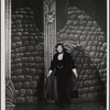 Jean LeClerc in the 1977-80 Broadway revival of Dracula, sets by Edward Gorey