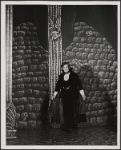 Jean LeClerc in the 1977-80 Broadway revival of Dracula, sets by Edward Gorey