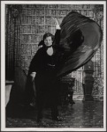 Jean LeClerc in the 1977-80 Broadway revival of Dracula, sets by Edward Gorey