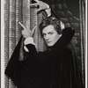 Jean LeClerc in the 1977-80 Broadway revival of Dracula, sets by Edward Gorey