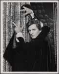 Jean LeClerc in the 1977-80 Broadway revival of Dracula, sets by Edward Gorey