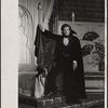 Jean LeClerc in the 1977-80 Broadway revival of Dracula, sets by Edward Gorey