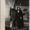 Jean LeClerc in the 1977-80 Broadway revival of Dracula, sets by Edward Gorey