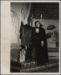 Jean LeClerc in the 1977-80 Broadway revival of Dracula, sets by Edward Gorey